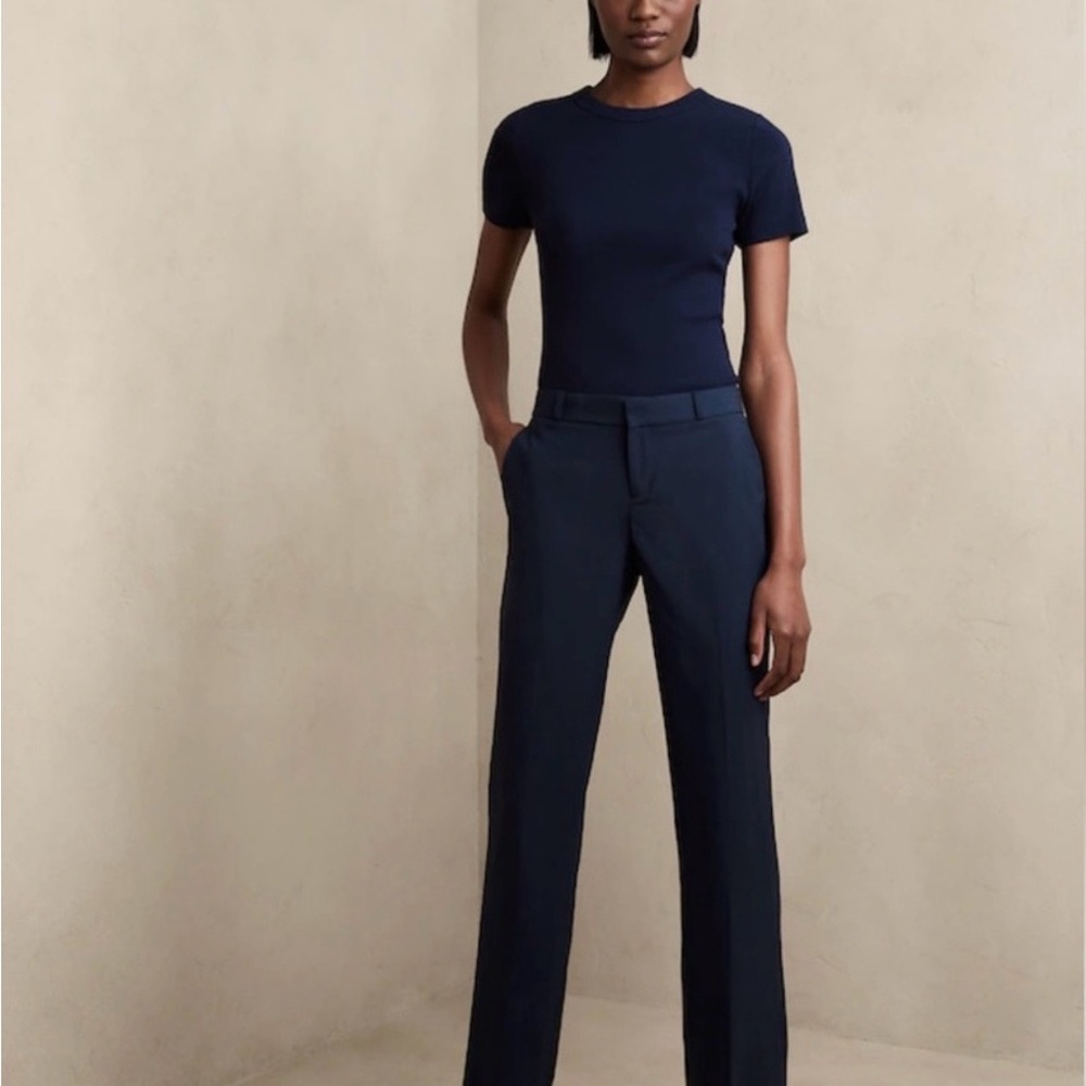 Banana Republic Navy Straight Leg Women's Pants